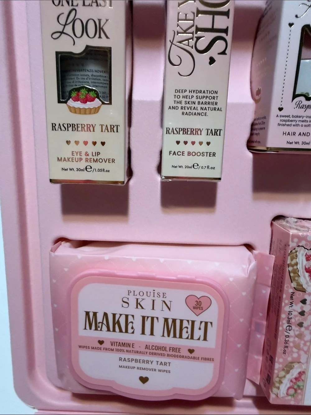 Plouise Skin Raspberry Tart — lip condition, lip oil, hair & body mist, removers